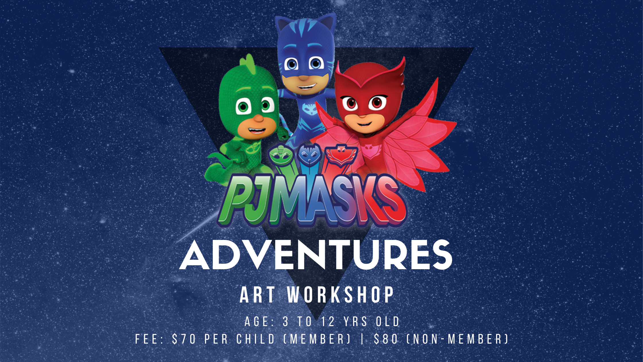PJMASKS Adventures Art Workshop
