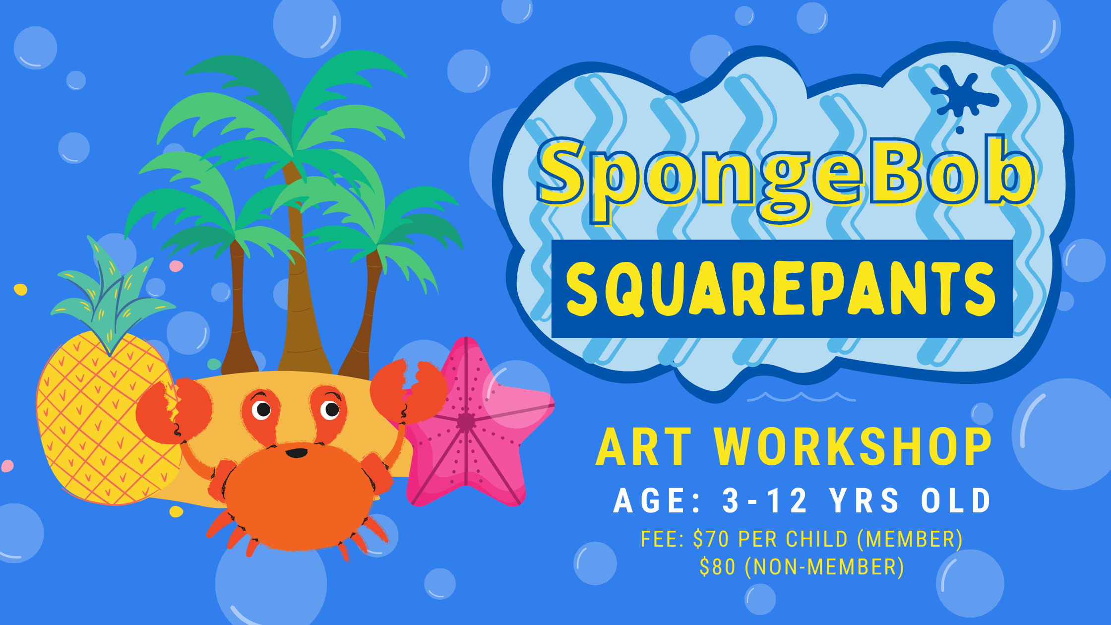 SpongeBob squarepants art camp
