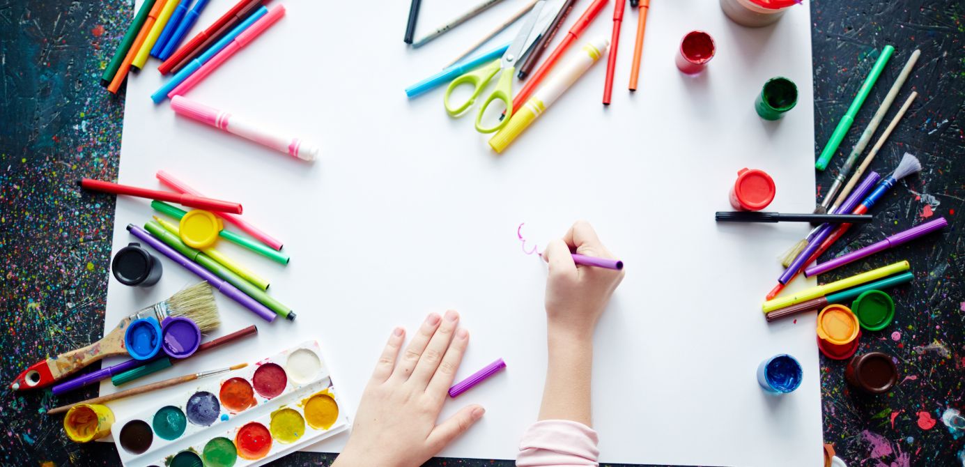 Art materials for toddlers