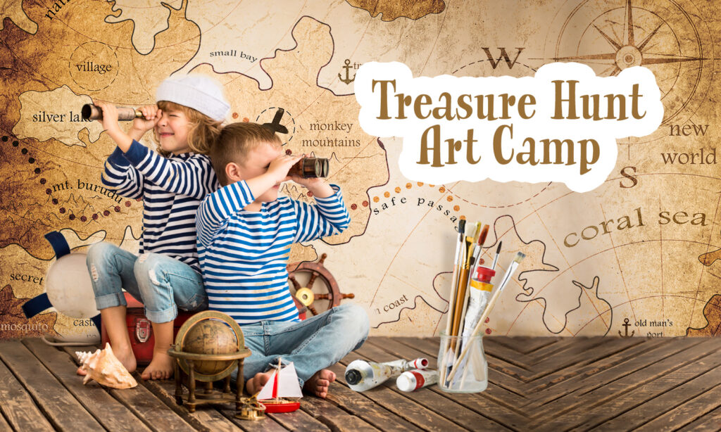 Treasure hunt art camp for children