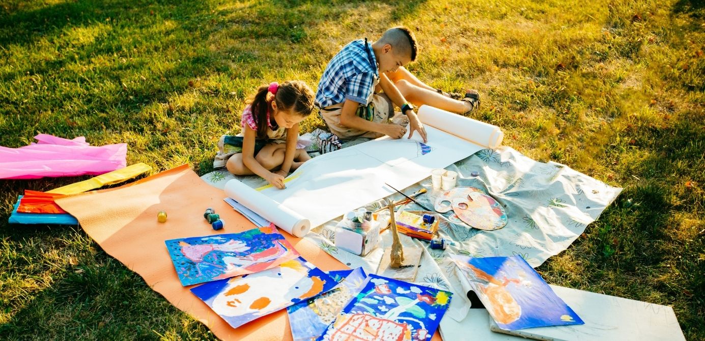 creative outdoor art ideas for kids