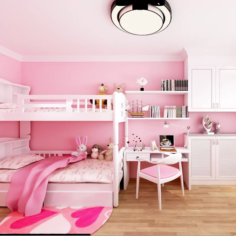 pink-themed room